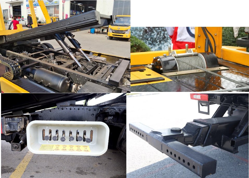 Detalles técnicos: hidráulica, winch, controles